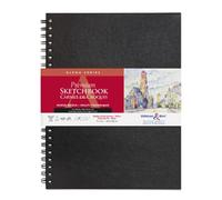 Lot de 2 Carnet Alpha Series de 50 feuilles de papier blanc, 150 g/m², 22,9x30,5cm