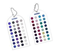 Lot de 2 cartes de 12 saisons avec guide des couleurs ABS double face assorties pour planification quotidienne de garde-robe et modèles d'analyse de styles