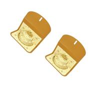Lot de 2 cartes de vœux musicales avec lumière LED - 21 x 12 cm - Lumière et son - Carte d'anniversaire intégrée - Poche pour argent - Pour célébration et participation