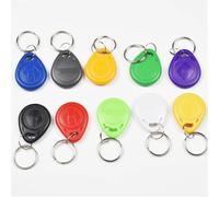 Lot de 2 cartes mémoire T5577 125 kHz Réwritable Writable Réwrite Duplicate RFID Tag Copy Card Proximity Token Keyfobs (gris)
