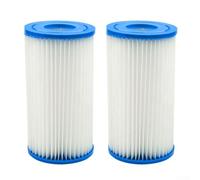 Lot de 2 cartouches de filtre de rechange type A/C pour piscine Intex pour Easy Set compatibles avec les pompes filtrantes Krystal Clear