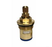 Lot de 2 cartouches de rechange universelles en laiton pour robinet mélangeur en céramique 1/2" x 45 mm