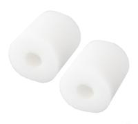 Lot de 2 cartouches filtrantes en mousse lavables conçues pour piscine Pure Spa et pour pompes filtrantes Intex de type H (blanc)