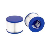 Lot de 2 cartouches filtrantes type VI compatibles GYMAX, filtre pour spa et piscine gonflable