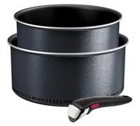 Tefal Ingenio So'Light, Lot 3 pièces, Casseroles, Induction, Léger, Antiadhésif, Technologie Light Tech, L7239003