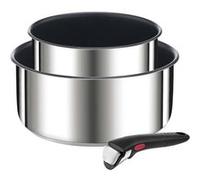 Tefal Lot de 2 casseroles inox Ingenio Préférence L9739202 16/20 cm avec poignée