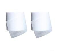 Lot de 2 ceintures de protection pour arbres 10 cm x 50 m en tissu non tissé pour jeunes arbres contre le gel, le soleil et les dommages causés par les animaux, blanc et vert, rouleau d'entretien du