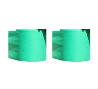 Lot de 2 ceintures de protection pour arbres - 10 cm x 50 m - Tissu non tissé - Pour jeunes arbres contre le gel, le soleil et les dommages causés par les animaux - Blanc et vert - Rouleau d'entretien
