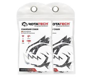 Lot de 2 chaînes de scie de 14 pouces pour les modèles Husqvarna 135/235/236