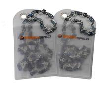 Lot de 2 chaînes de scie pour tronçonneuses