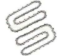 Lot de 2 chaînes de tronçonneuse 40 cm, 1,1 mm, 3/8", 56 TG compatibles avec tronçonneuse Metabo MS 36-18 LTX BL 40