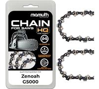 Lot de 2 chaînes de tronçonneuse 40 cm 1,5 mm 66 TG pour Zenoah G5000