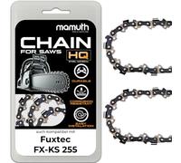 Lot de 2 chaînes de tronçonneuse 45 cm 1,5 mm 72TG pour Fuxtec FX-KS 255