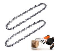 Lot de 2 chaînes de tronçonneuse pour tronçonneuse Stihl Gta 26, convient pour chaîne Stihl Gta 26 36700000028, chaîne de tronçonneuse 4", 1/4" Lp 1,1 mm, 28 maillons d'entraînement