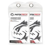 Lot de 2 chaînes pour tronçonneuse, 3/8" LP, 1,3 mm, 57 maillons, 45 cm