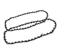 Lot de 2 chaînes - VENTEO - Pour tronçonneuse électrique - Chaînes pour bricolage/élagage/coupe de bois - Affuteur inclus - Lame de 15,24cm G