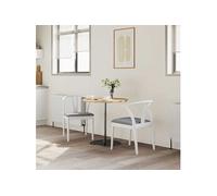 Lot de 2 chaise de bureau GENERIQUE H. 77 cm non pliable en bois massif interieur