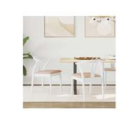 Lot de 2 chaise de bureau GENERIQUE H. 77 cm non pliable interieur en bois massif