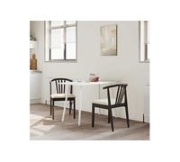 Lot de 2 chaise de bureau GENERIQUE H. 80.5 cm non pliable interieur en bois massif