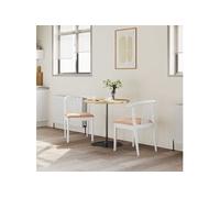 Lot de 2 chaise de bureau GENERIQUE interieur non pliable H. 80.5 cm en bois massif