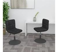 vidaXL 2x Chaises Pivotantes de Salle à Manger Chaises à Dîner Sièges de Cuisine Chaises de Repas Meubles de Cuisine Maison 334260