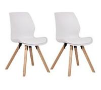Lot de 2 Chaises Luna Plastique