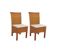 Lot de 2 chaise en bois non pliable interieur H. 96 cm