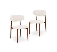 Lot de 2 chaise GENERIQUE en plastique non pliable interieur H. 79 cm