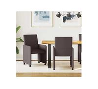 Lot de 2 chaise GENERIQUE H. 94 cm non pliable en metal interieur