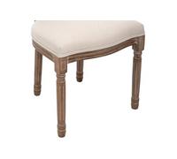 Lot de 2 chaise H. 95 cm non pliable en bois interieur blanc