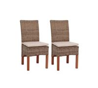 Mendler Lot de 2 Chaises M44 - Rotin Kubu