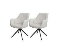 Mendler HWC-L80 - Lot de 2 - Crème-beige