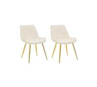 PARIS CHAISE CRÈME/OR SET 2 PCS