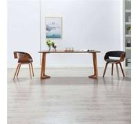 Lot de 2 chaise vidaxl interieur empilable non pliable H. 70 cm en bois gris gris G