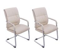 Lot de 2 Chaises Anubis - Simili cuir