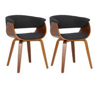 Lot de 2 Chaises Bruce - Tissu