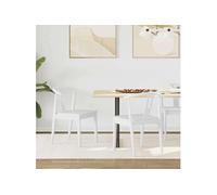 Lot de 2 chaises de bureau GENERIQUE en bois massif H. 80.5 cm