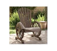 vidaXL Chaises de jardin Adirondack 2 pcs. Sapin massif