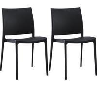 lot de 2 chaises de jardin Meton