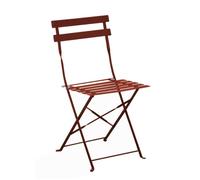 Lot de 2 Chaises de jardin pliante acier époxy - Cuba