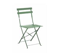 Lot de 2 Chaises de jardin pliante acier époxy - Cuba