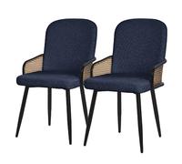 Lot de 2 chaises de salle à manger Chaise de salon Chaise rembourrée Chaise de c