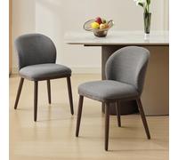 Lot De 2 Chaises De Salle À Manger, Chaise Scandinave Moderne Rembourrée | Chaise à Pieds en Bois Pour Salle à Manger et chaise Rembourrée Confortable pour Cuisine Restaurant Bureau