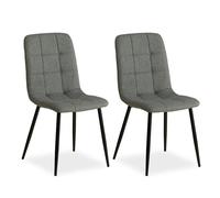 Homestyle4u Chaises salle à manger – Lot de 2