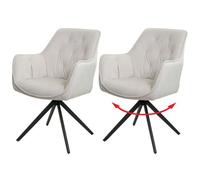 Mendler HWC-L80 - Lot de 2 - Crème-beige