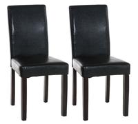 Lot de 2 Chaises Ina - Marron Foncé