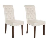 Lot de 2 chaises Lisburn en velours
