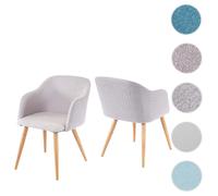 Lot de 2 chaises rétro - Gris clair