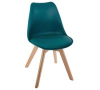 Lot de 2 chaises style scandinave Baya Atmosphera Bleu