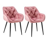 Lot de 2 chaises Tanna - Velours